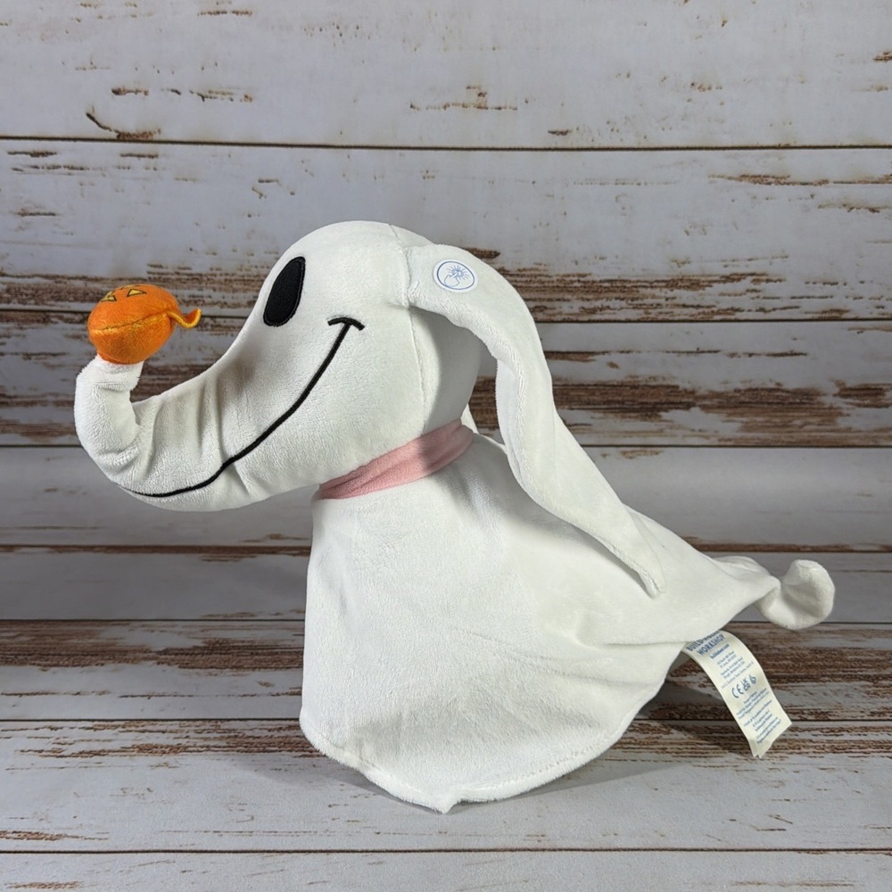 Build A Bear Disney Nightmare Before Christmas Zero Dog Plush 18"